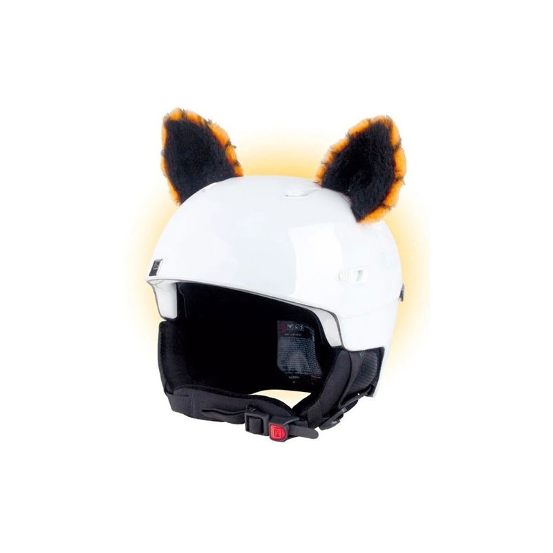 Crazy Ears Kocie pomarańczowe uszy do hełmu