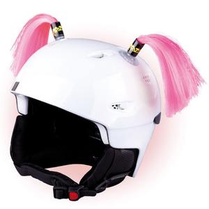 Crazy Ears uszy do kasku Kucyki w kolorze różowym