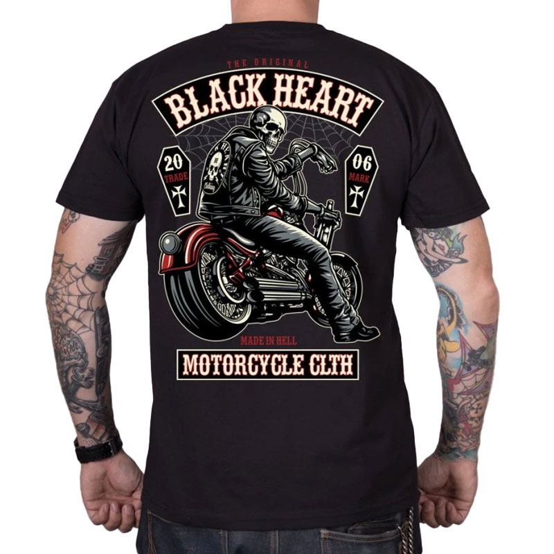 T-shirt Black Heart Coffin w kolorze czarnym