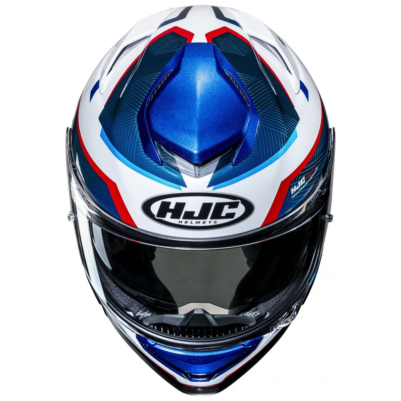 Kask motocyklowy integralny HJC RPHA 71 Ellon MC21 biało-niebiesko-czerwony