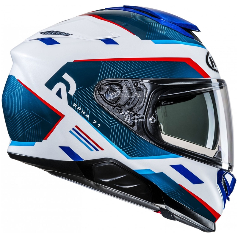 Kask motocyklowy integralny HJC RPHA 71 Ellon MC21 biało-niebiesko-czerwony