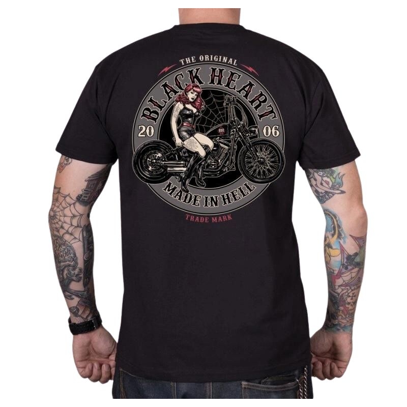 T-shirt Black Heart Ember w kolorze czarnym