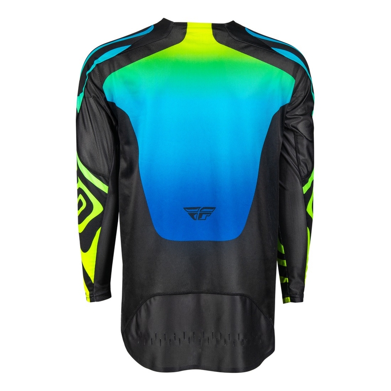 Koszulka motocrossowa FLY Racing Evolution czarno-niebiesko-fluo żółta