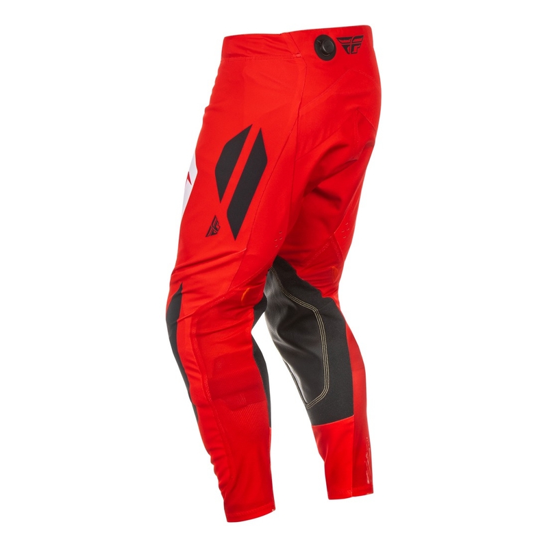 Spodnie motocrossowe FLY Racing Evolution czerwono-biało-czarne