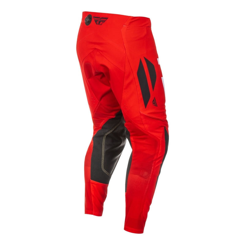 Spodnie motocrossowe FLY Racing Evolution czerwono-biało-czarne