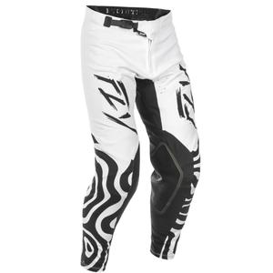Spodnie motocrossowe FLY Racing Evolution biało-czarne