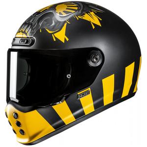 Kask motocyklowy integralny HJC V10 Crania MC3SF czarno-żółty