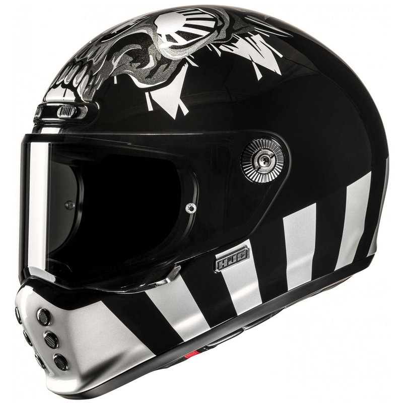 Kask motocyklowy integralny HJC V10 Crania MC5 czarno-szary