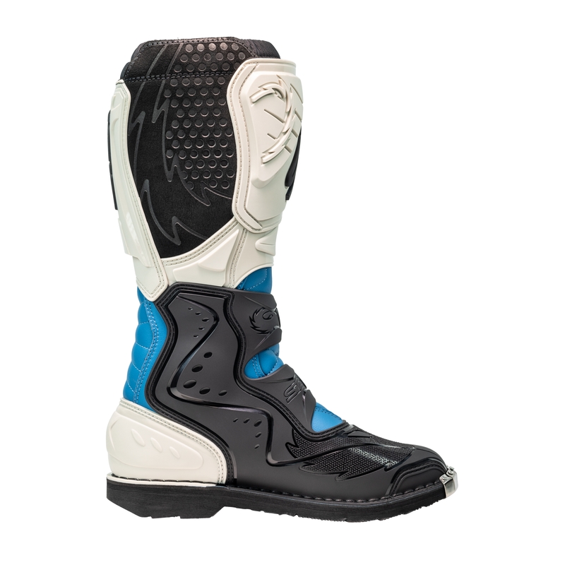 Buty motocrossowe SiDi Agueda niebiesko-beżowe