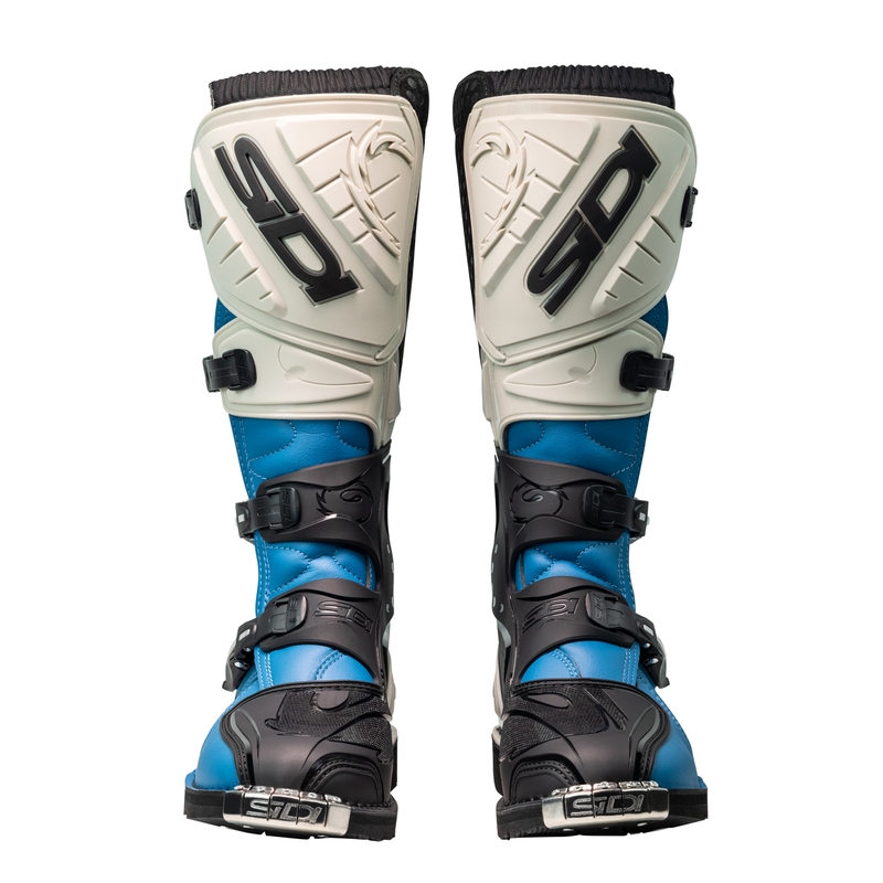 Buty motocrossowe SiDi Agueda niebiesko-beżowe