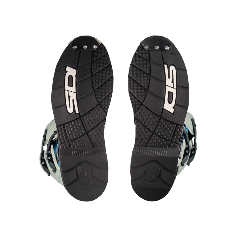 Buty motocrossowe SiDi Agueda niebiesko-beżowe