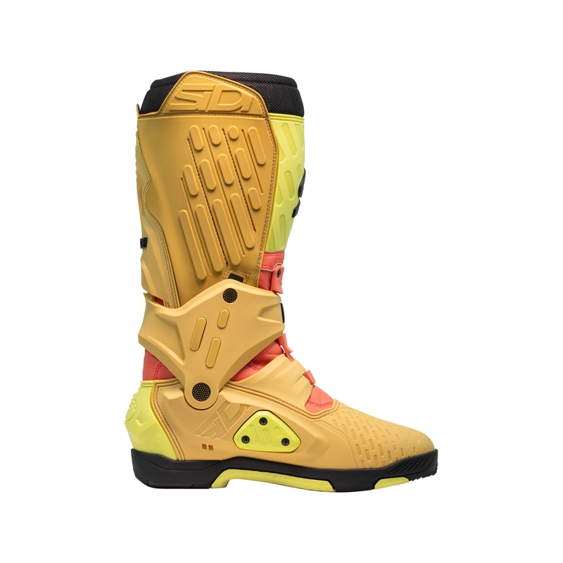 Buty motocyklowe SiDi Crossair złoto-zielone