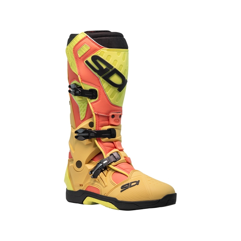 Buty motocyklowe SiDi Crossair złoto-zielone