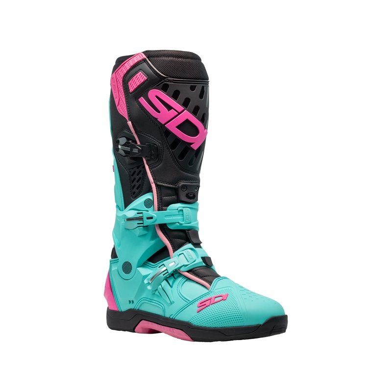 Buty motocyklowe SiDi Crossair miętowo-czarno-różowe