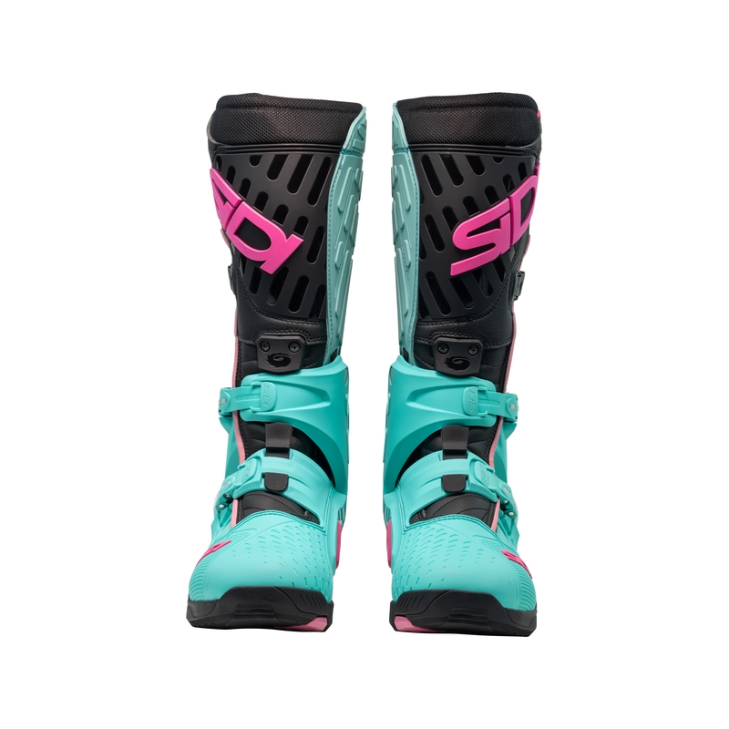 Buty motocyklowe SiDi Crossair miętowo-czarno-różowe