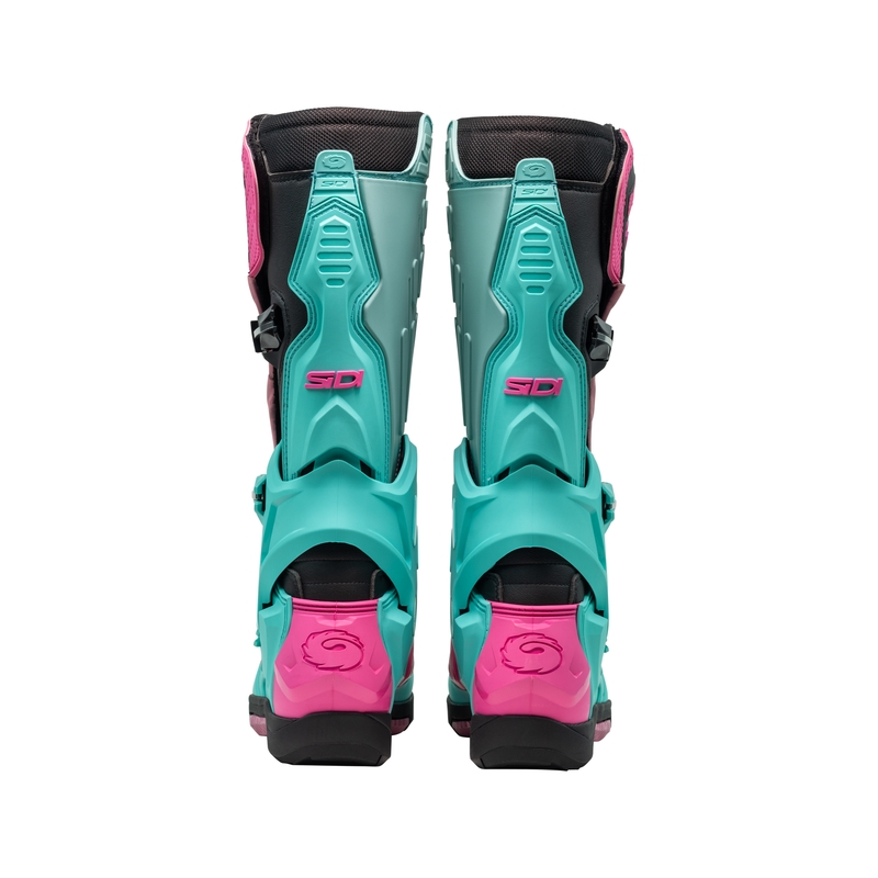 Buty motocyklowe SiDi Crossair miętowo-czarno-różowe