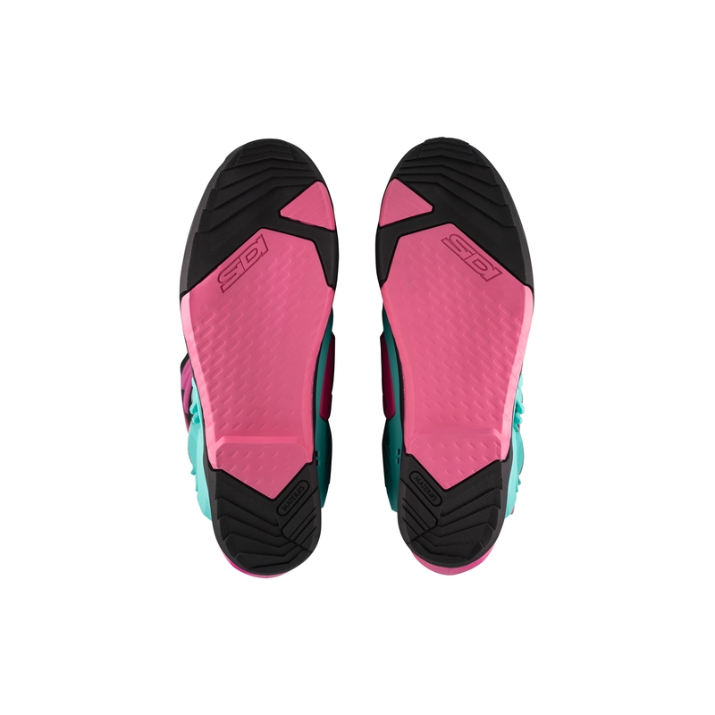 Buty motocyklowe SiDi Crossair miętowo-czarno-różowe