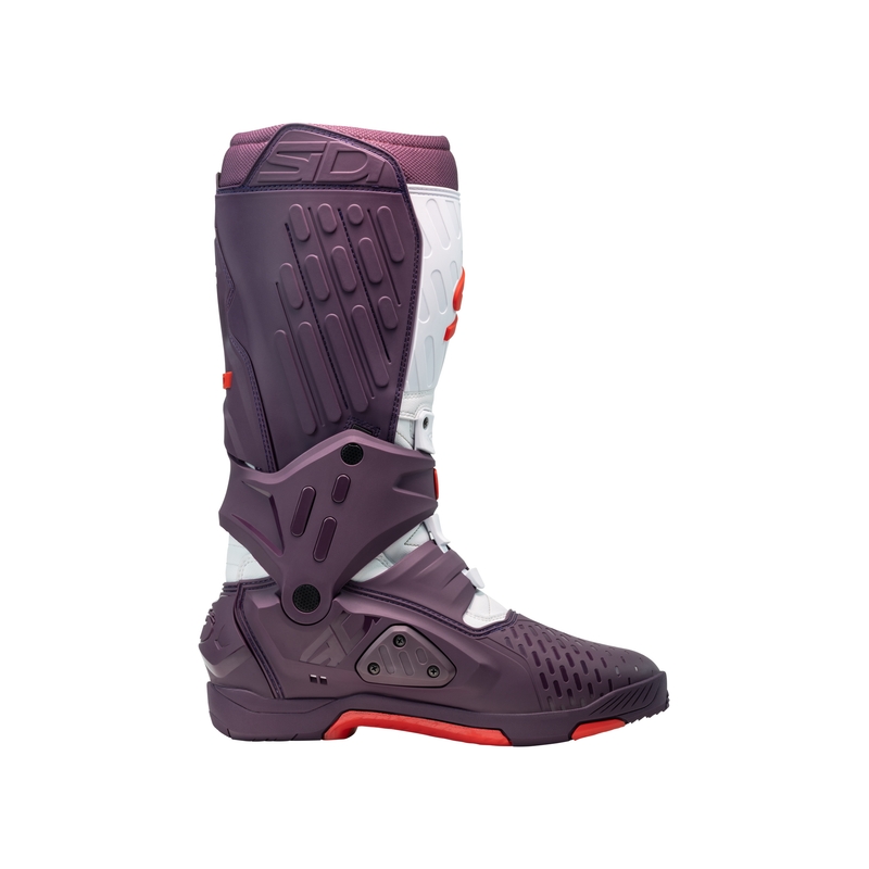 Buty motocyklowe SiDi Crossair w kolorze winno-białym