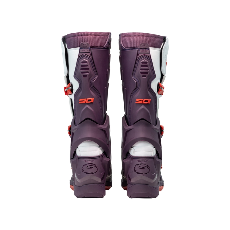 Buty motocyklowe SiDi Crossair w kolorze winno-białym