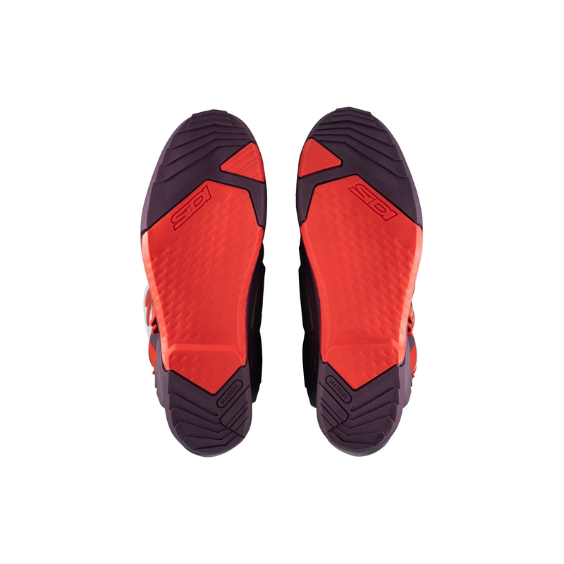 Buty motocyklowe SiDi Crossair w kolorze winno-białym