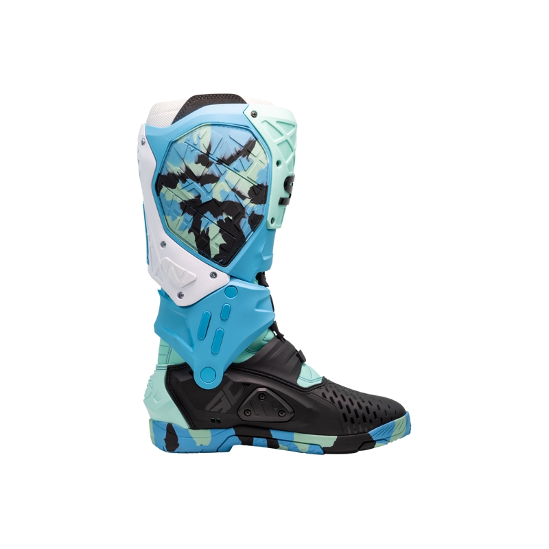 Buty motocyklowe SiDi Crossair X czarno-turkusowe