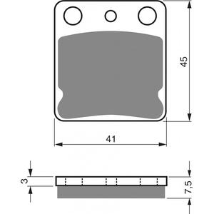 Brake pads GOLDFREN 144 K1