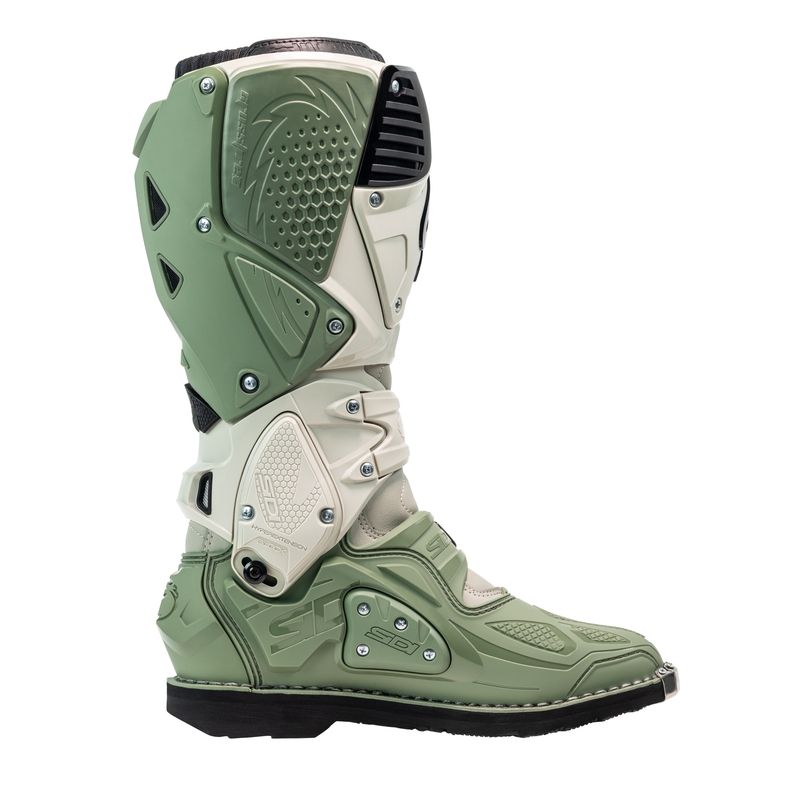 Buty motocyklowe SiDi Crossfire 3 zielono-beżowe
