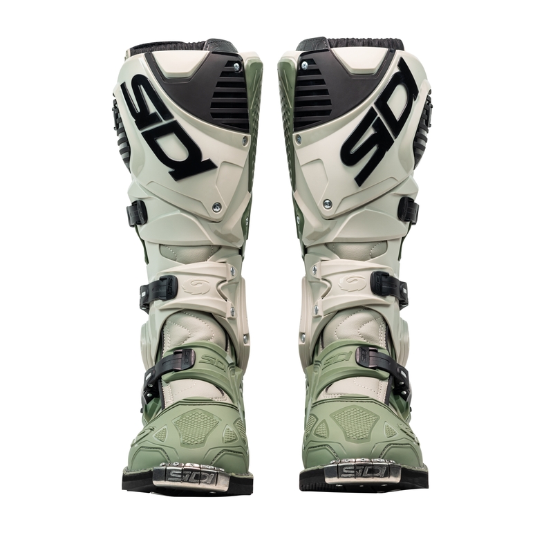 Buty motocyklowe SiDi Crossfire 3 zielono-beżowe