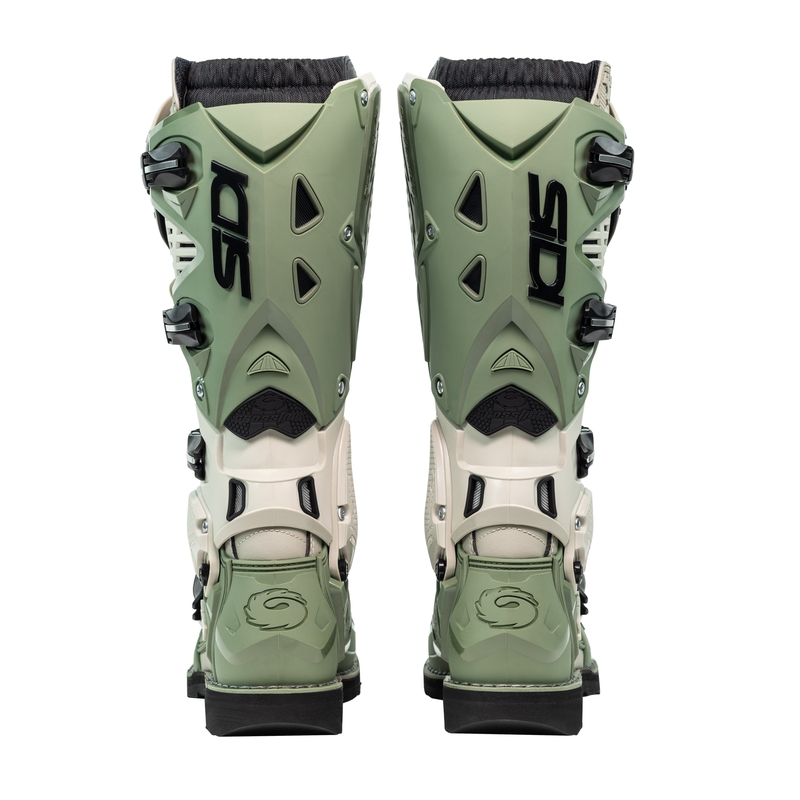 Buty motocyklowe SiDi Crossfire 3 zielono-beżowe
