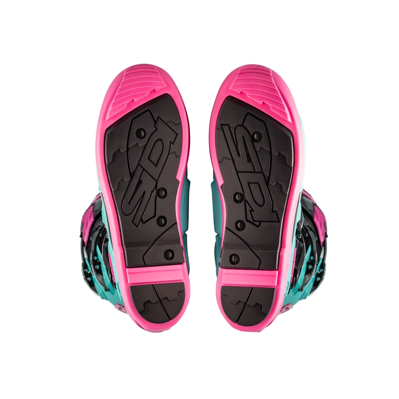 Buty motocyklowe SiDi Crossfire 3 SRS czarno-miętowo-różowe