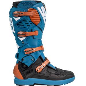 Buty motocyklowe SiDi Crossfire 3 SRS niebiesko-brązowe