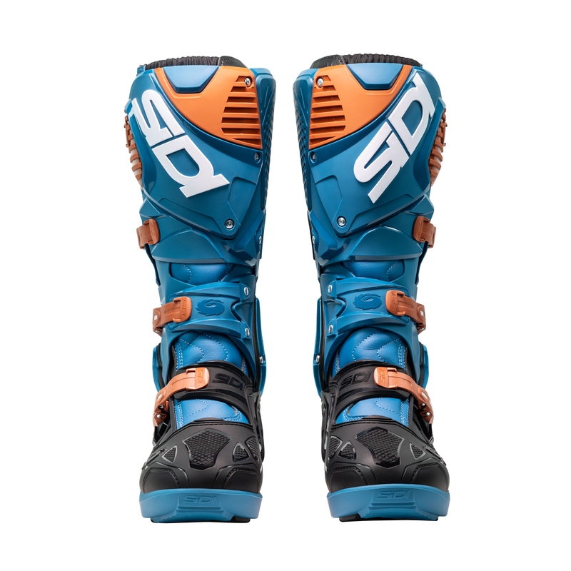 Buty motocyklowe SiDi Crossfire 3 SRS niebiesko-brązowe