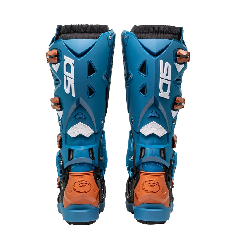 Buty motocyklowe SiDi Crossfire 3 SRS niebiesko-brązowe