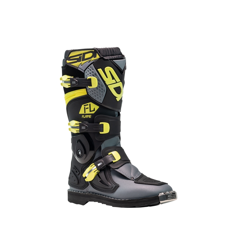 Dziecięce buty motocrossowe SiDi Flame czarno-żółte