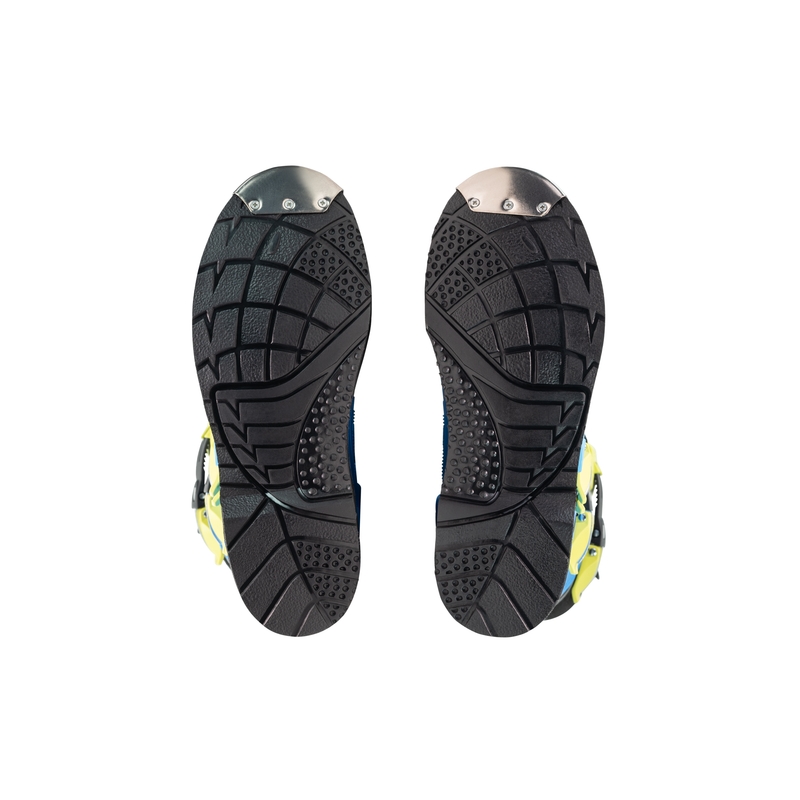 Dziecięce buty motocrossowe SiDi Flame niebiesko-żółto-czarne