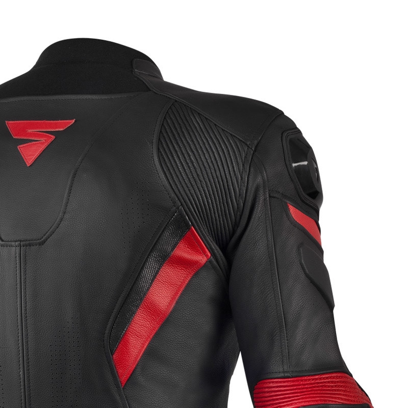Skórzana kurtka motocyklowa Shima Chase czerwona