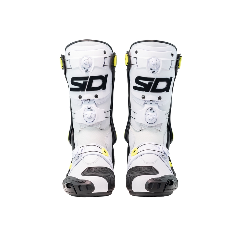 Buty motocyklowe SiDi Rex biało-czarno-żółte