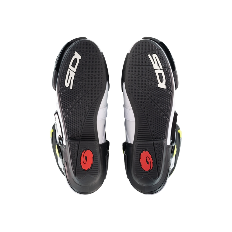 Buty motocyklowe SiDi Rex biało-czarno-żółte