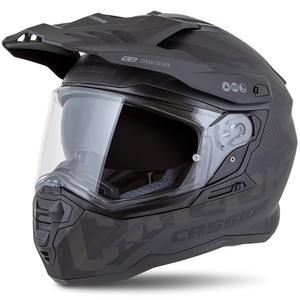 Kask enduro Cassida Road Runner TechniX matowy czarno-czarno-szary
