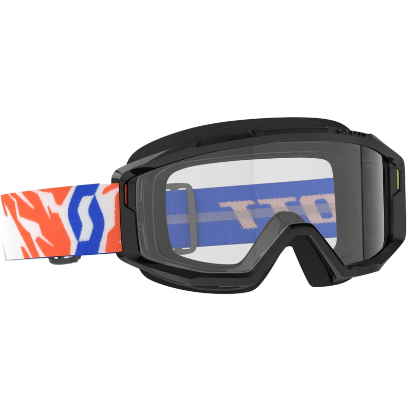 Dziecięce gogle motocrossowe SCOTT Primal Youth czarne z przezroczystą plexi wyprzedaż