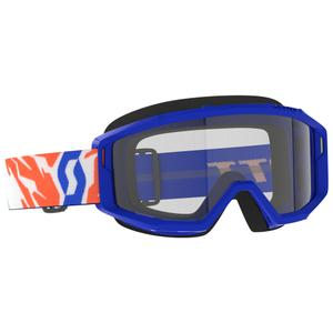 Dziecięce gogle motocrossowe SCOTT Primal Youth niebieskie z przezroczystą plexi