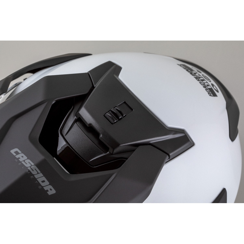 Kask enduro Cassida Road Runner Dual biało-czarny