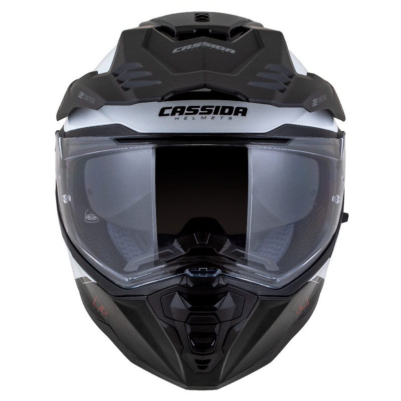 Kask enduro Cassida Road Runner Dual biało-czarny