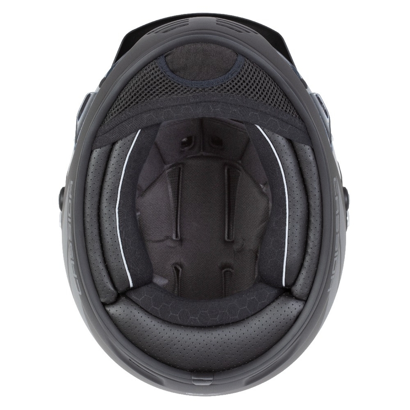 Kask enduro Cassida FormX FlatOut matowy czarno-ciemnoszary