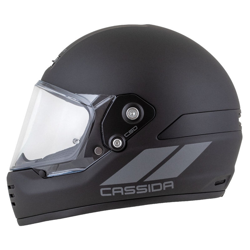 Kask enduro Cassida FormX FlatOut matowy czarno-ciemnoszary