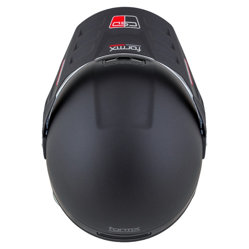 Kask enduro Cassida FormX FlatOut matowy czarno-ciemnoszary