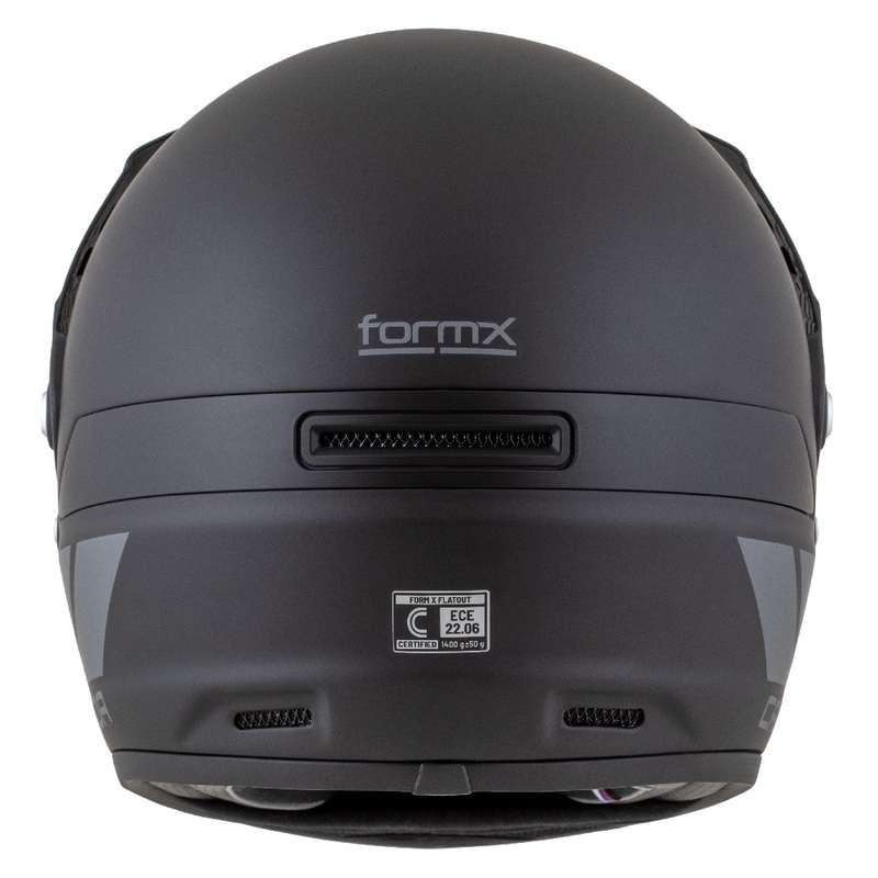 Kask enduro Cassida FormX FlatOut matowy czarno-ciemnoszary