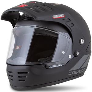 Kask enduro Cassida FormX FlatOut matowy czarno-ciemnoszary