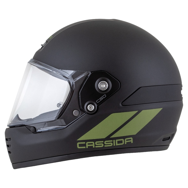 Kask enduro Cassida FormX FlatOut matowy czarno-zielony