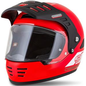 Kask enduro Cassida FormX Jawa RotaX czerwono-biało-złoty
